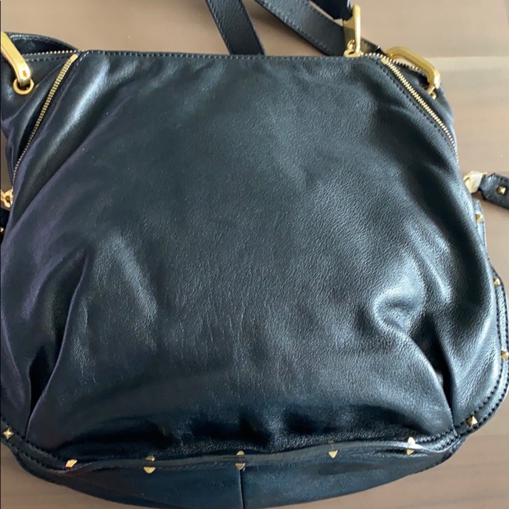 Marc Jacobs black leather crossbody w/studs - Picture 9 of 14
